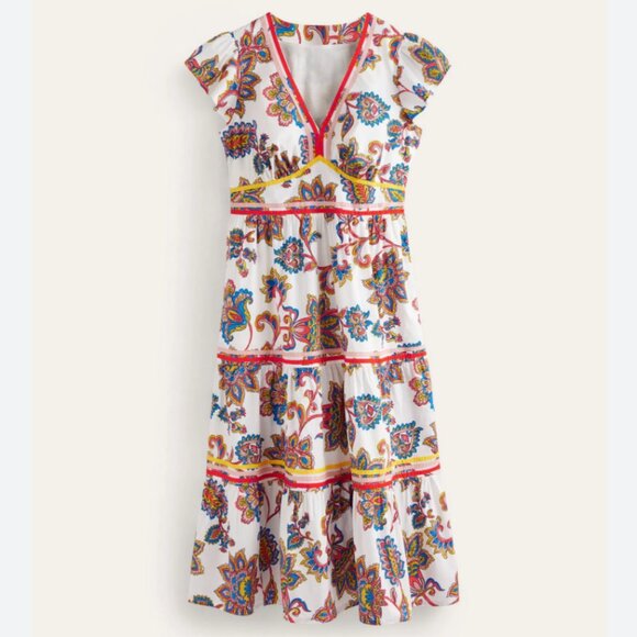 Boden "May" Cotton Midi Tea Dress - Picture 1 of 6